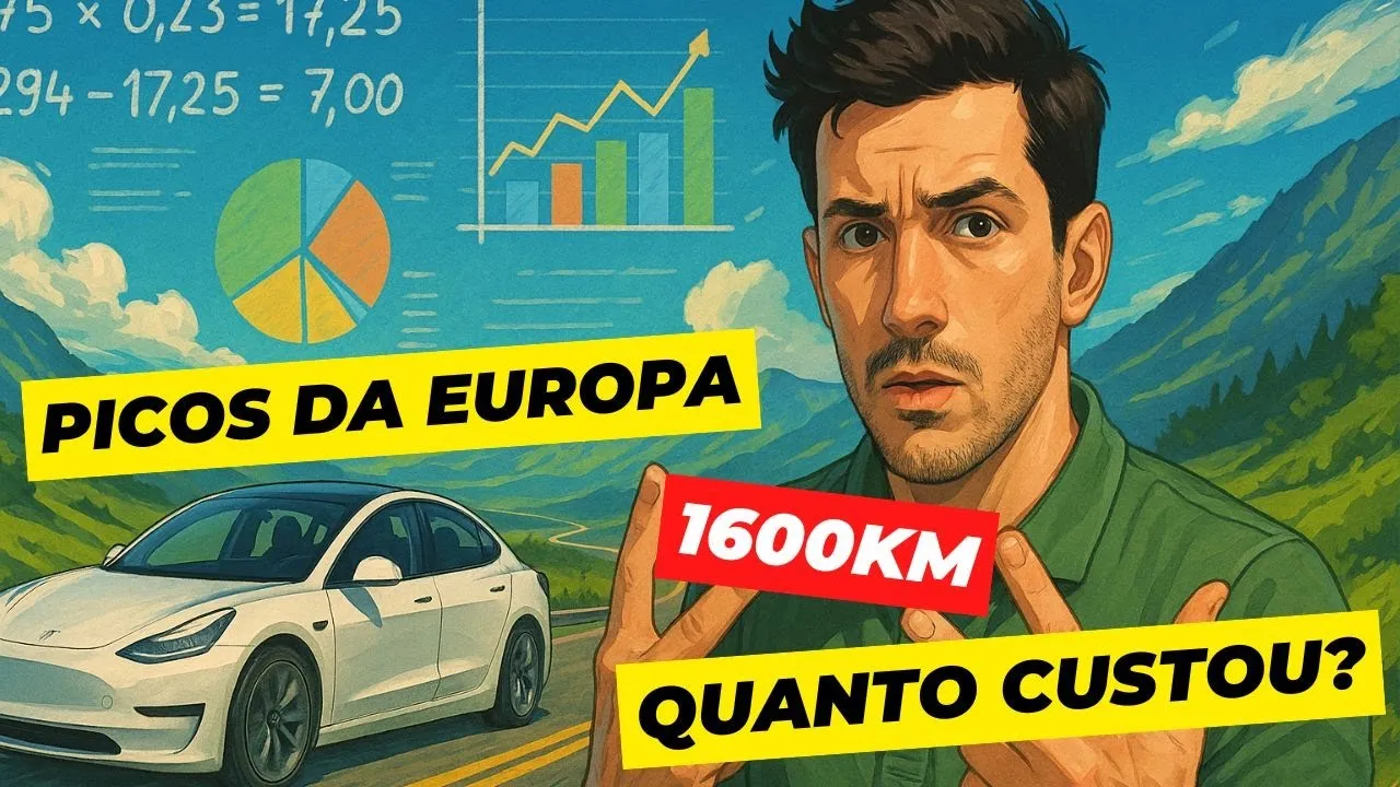 Miniatura do vídeo: Tesla vs Diesel nos Picos da Europa: 1600 km, quanto custou?