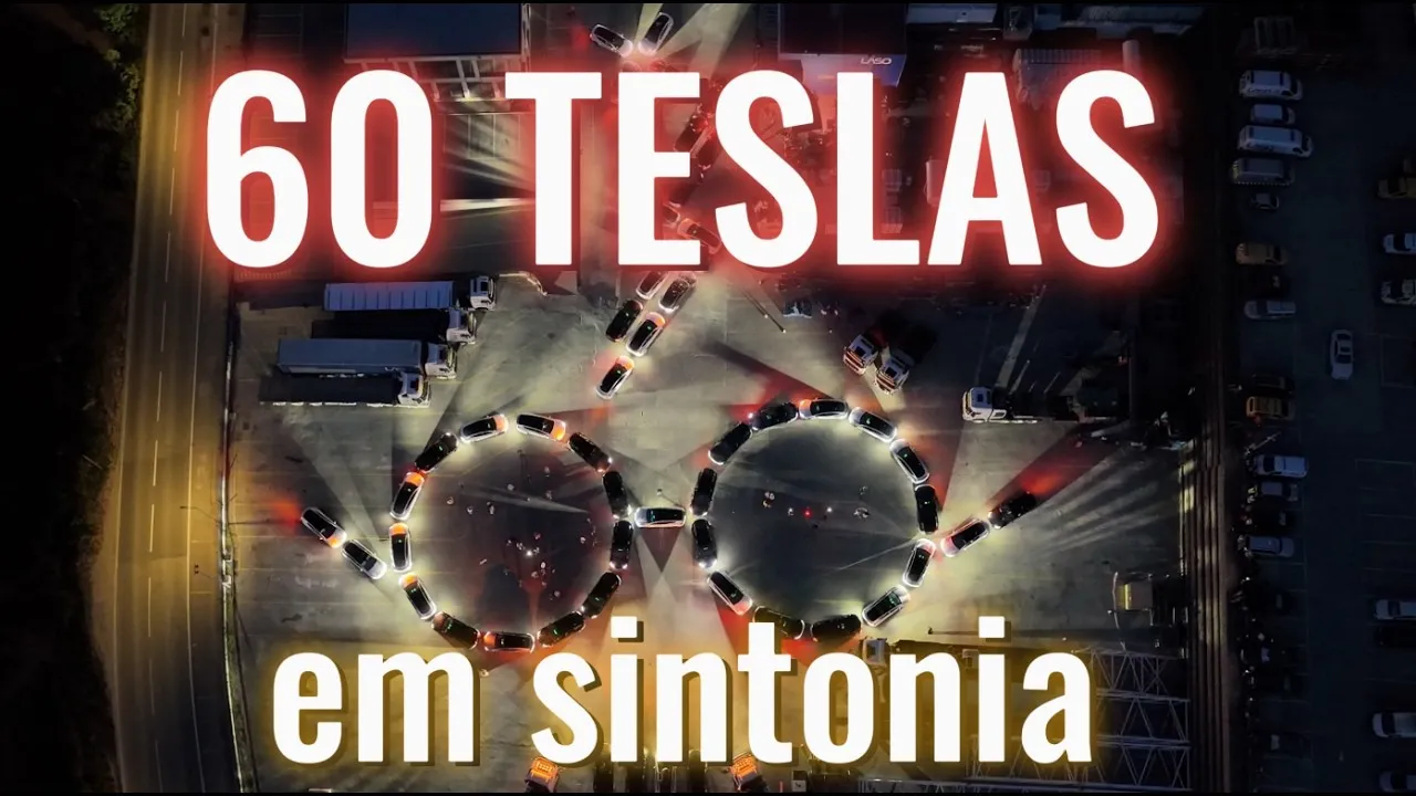 Miniatura do vídeo: Tesla Light Show 2026: tema Fantasia em Portugal