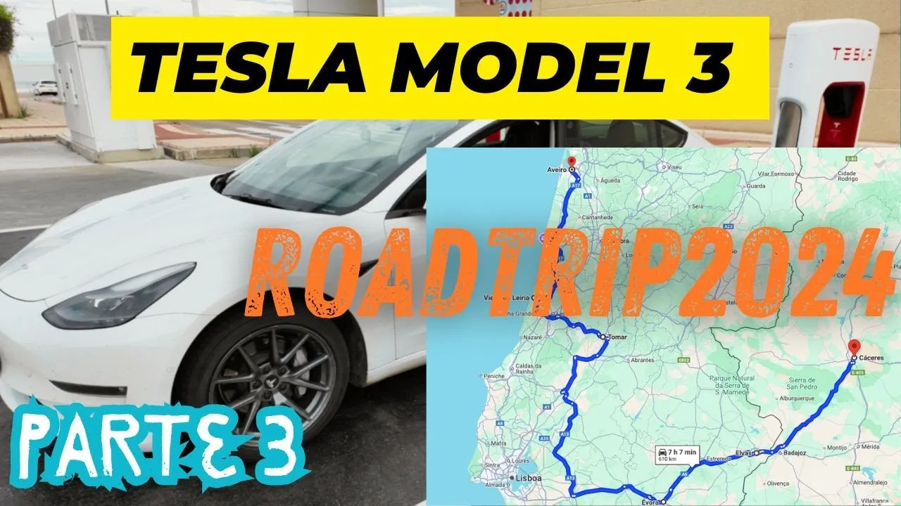 Miniatura do vídeo: Road trip Model 3 por Espanha e Portugal: 1613 km a 55€
