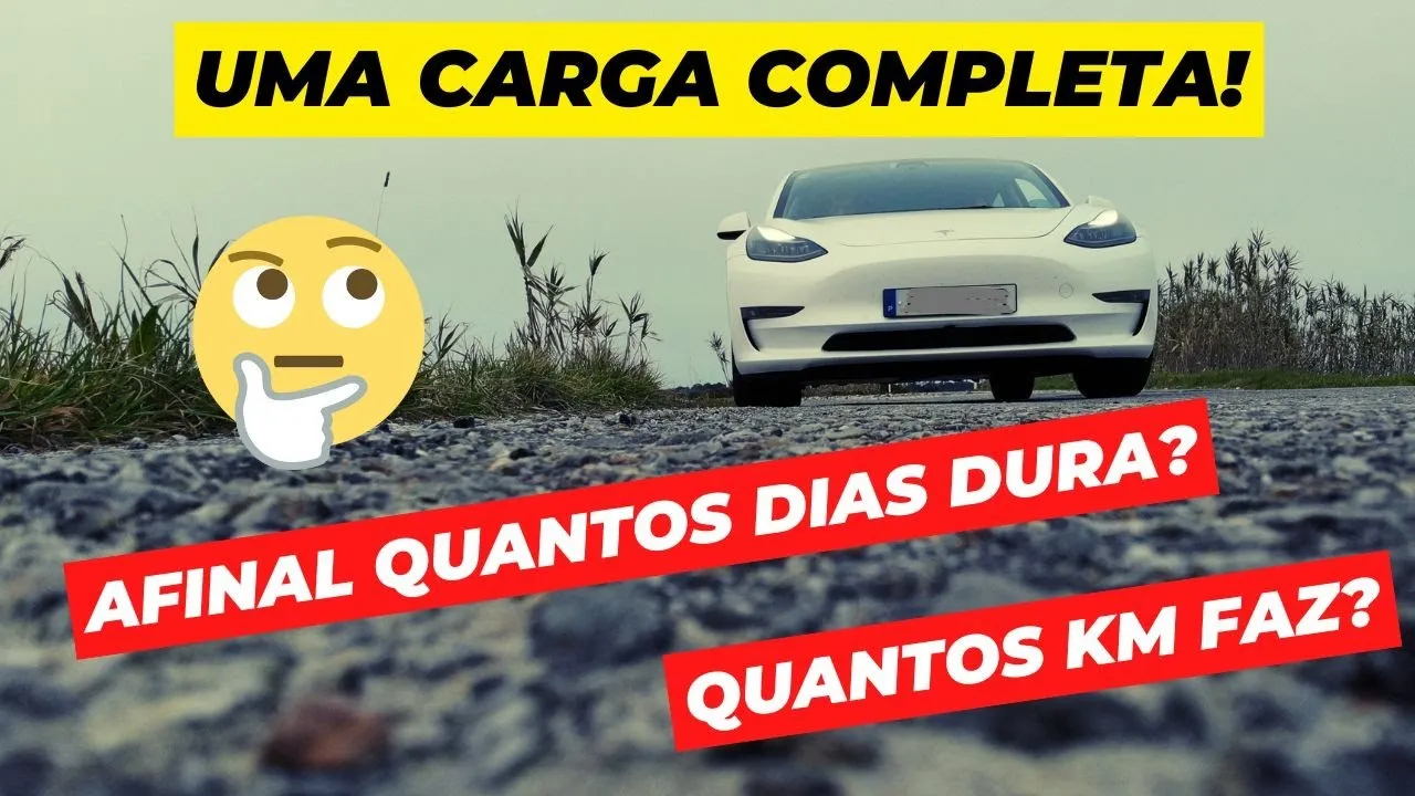 Miniatura do vídeo: Tesla Model 3 Long Range: quantos km faz uma carga completa?