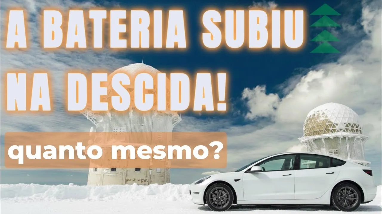 Miniatura do vídeo: Tesla na Serra da Estrela: consumos reais no frio e na neve
