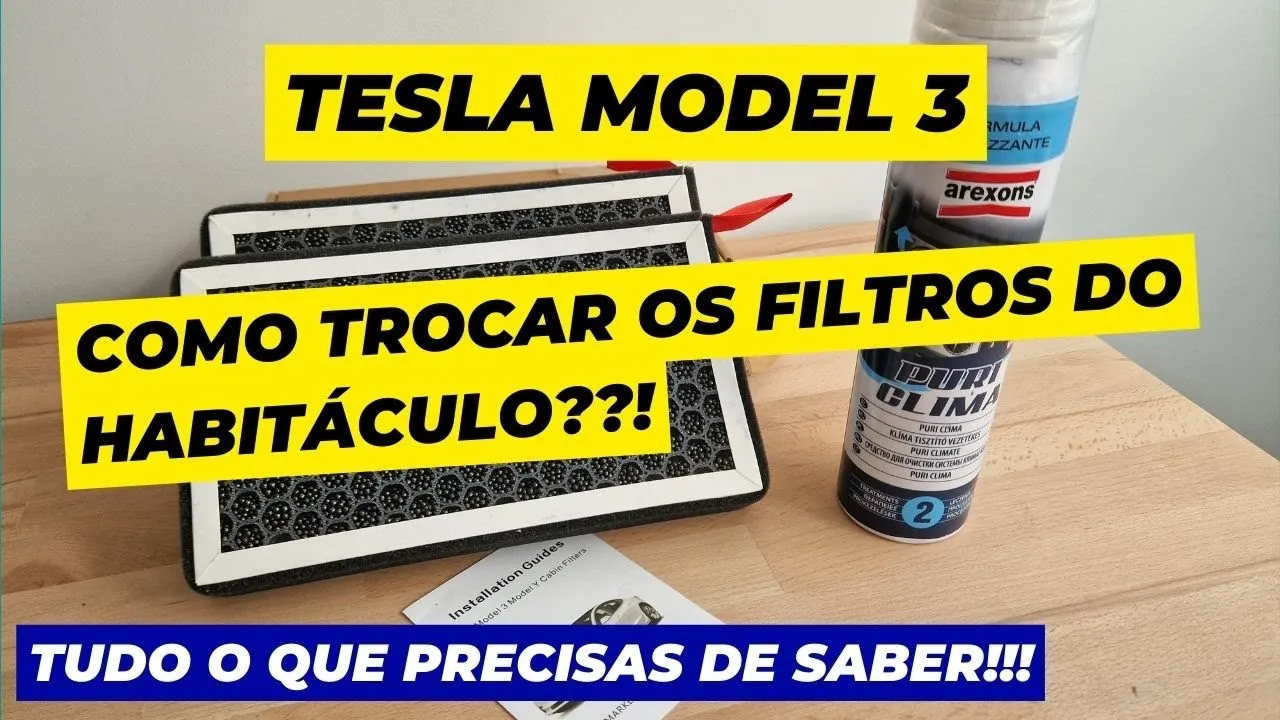 Miniatura do vídeo: Filtros do habitáculo do Model 3: quando e como trocar