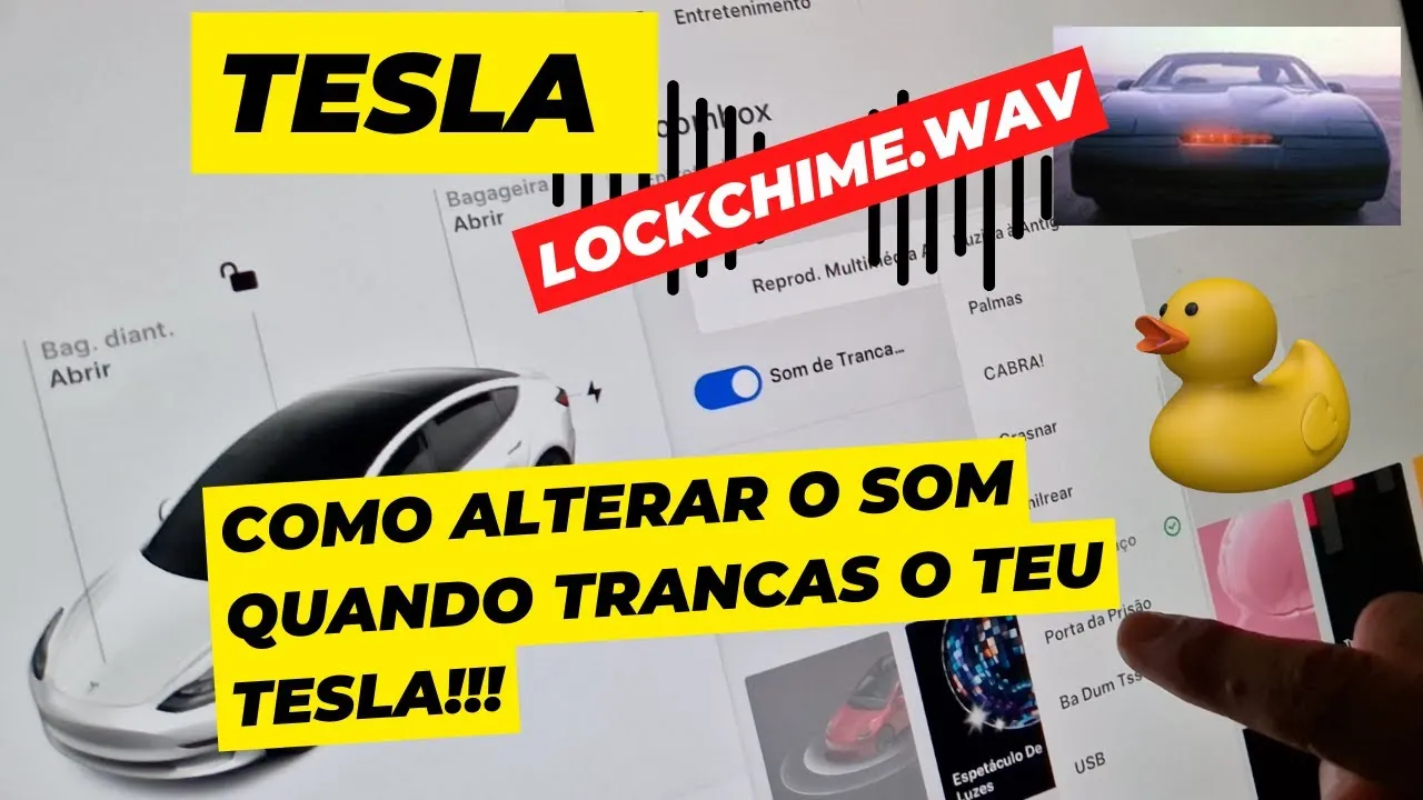 Miniatura do vídeo: Tesla lock chime: como personalizar o som de trancar