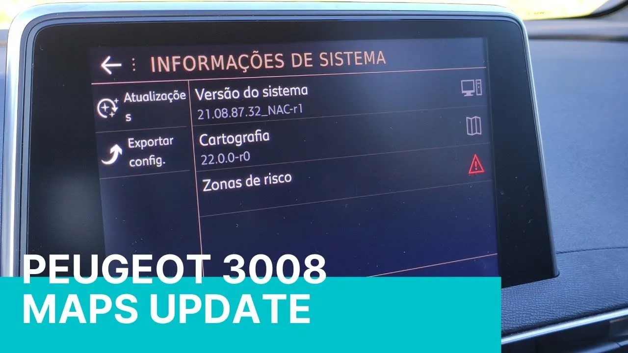 Miniatura do vídeo: Peugeot 3008: como atualizar os mapas de navegação
