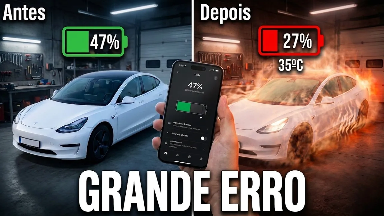 Miniatura do vídeo: Tesla perdeu 20% de bateria em repouso: causa e diagnóstico