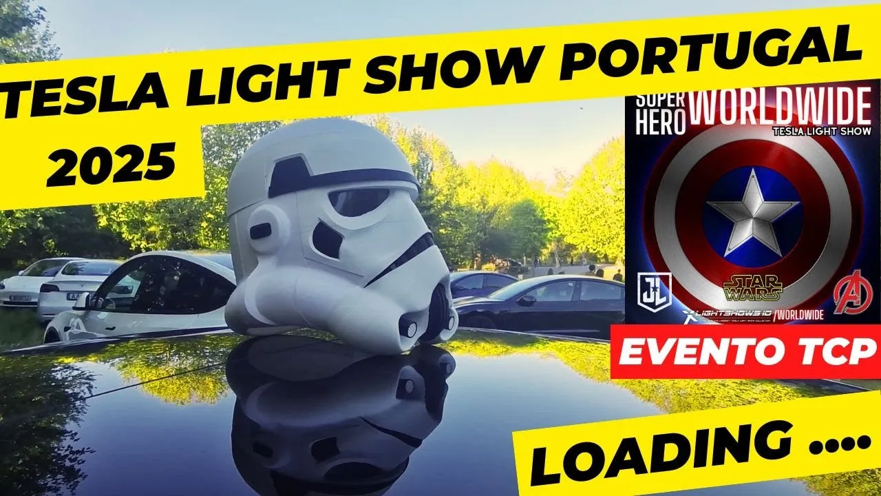 Miniatura do vídeo: Tesla Light Show 2025 Norte: como funciona e o que esperar
