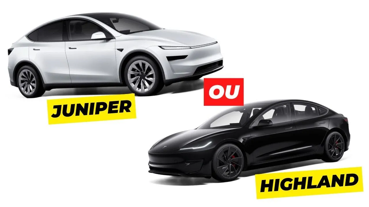 Miniatura do vídeo: Model Y Juniper vs Model 3 Highland: 9 diferenças