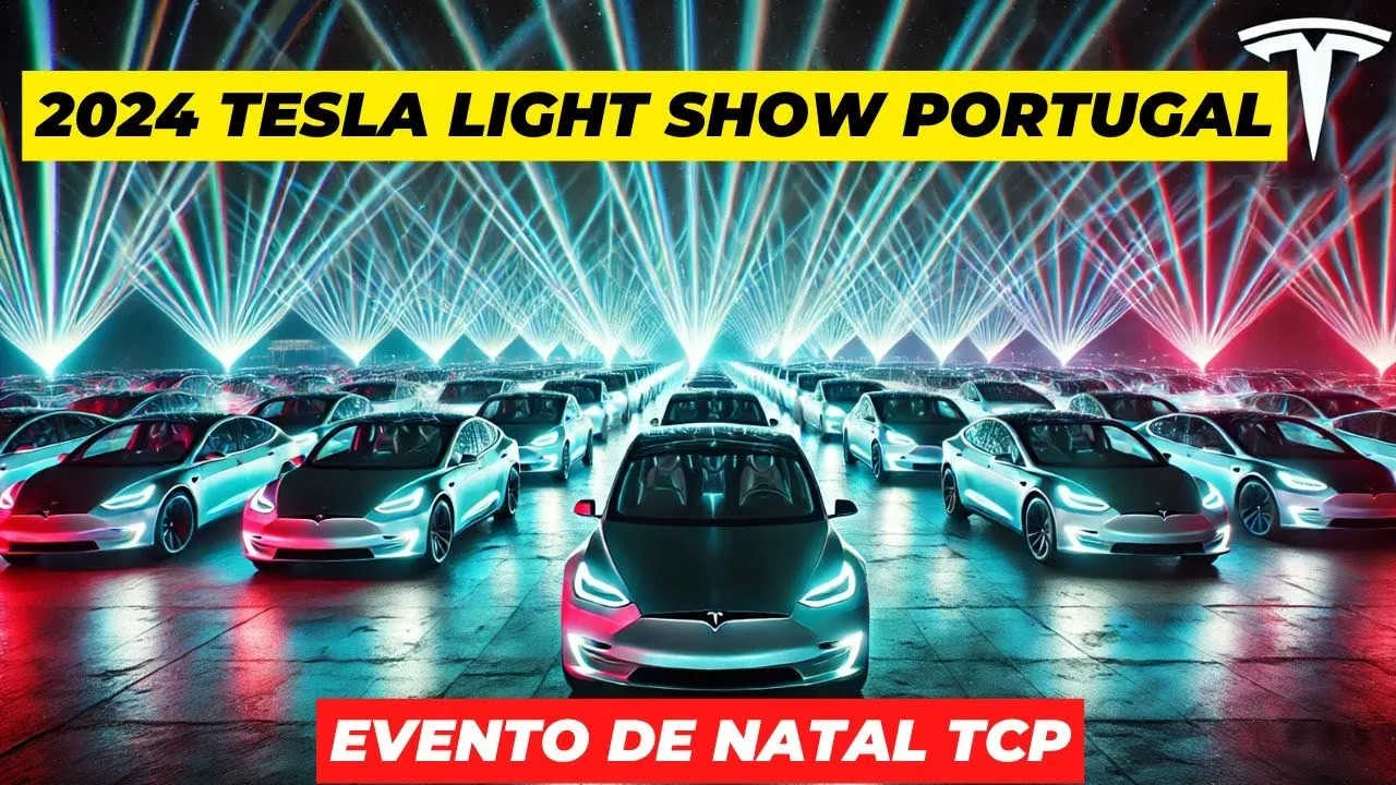 Miniatura do vídeo: Tesla Light Show de Natal 2024, Tesla Club Portugal