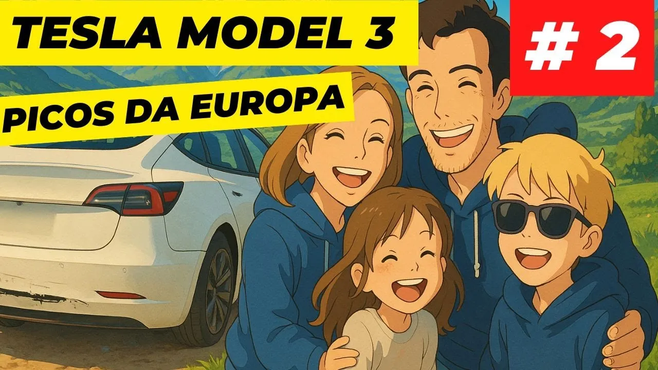 Miniatura do vídeo: Road trip aos Picos da Europa: acidente, Sentry Mode e carregamentos