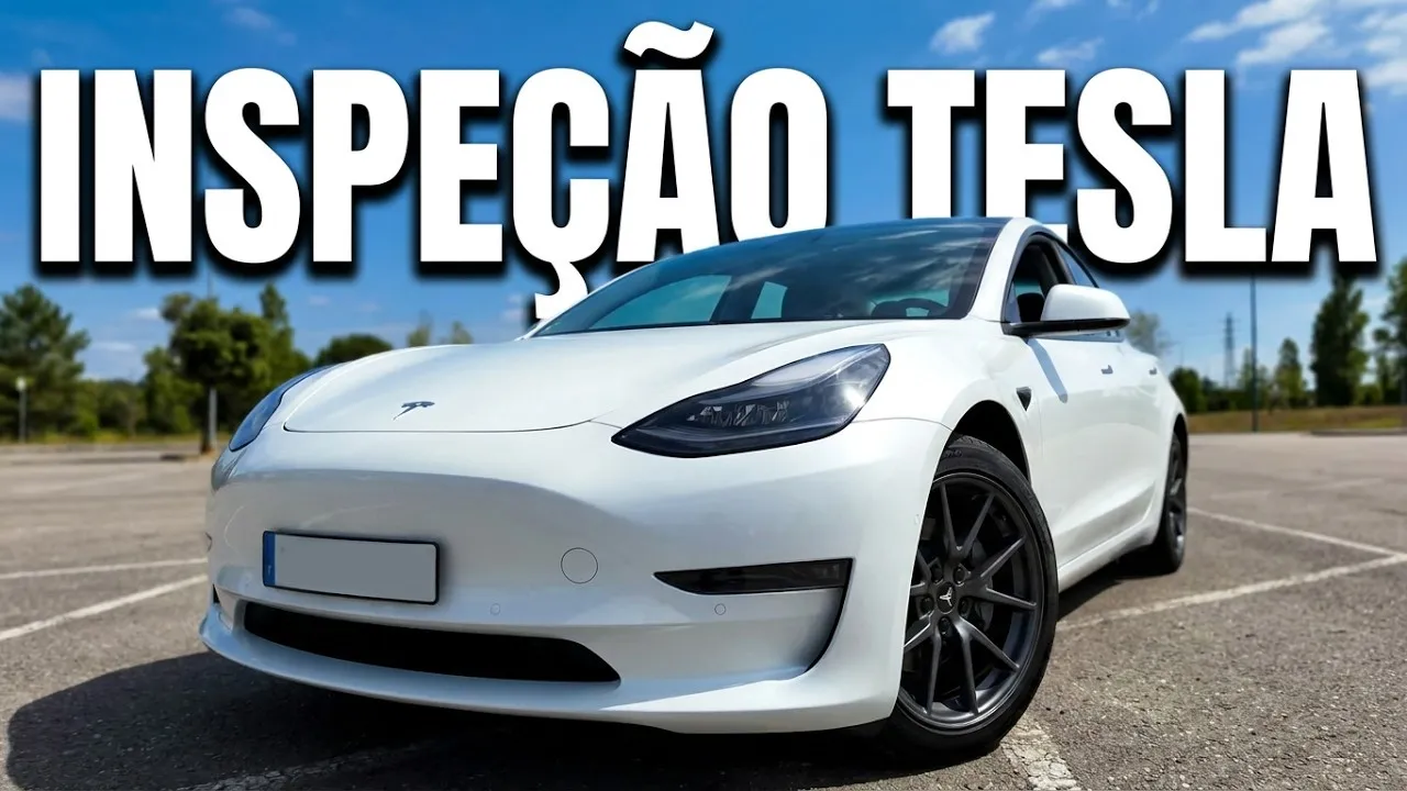 Miniatura do vídeo: Primeira inspeção do Tesla: o que verificam num elétrico?