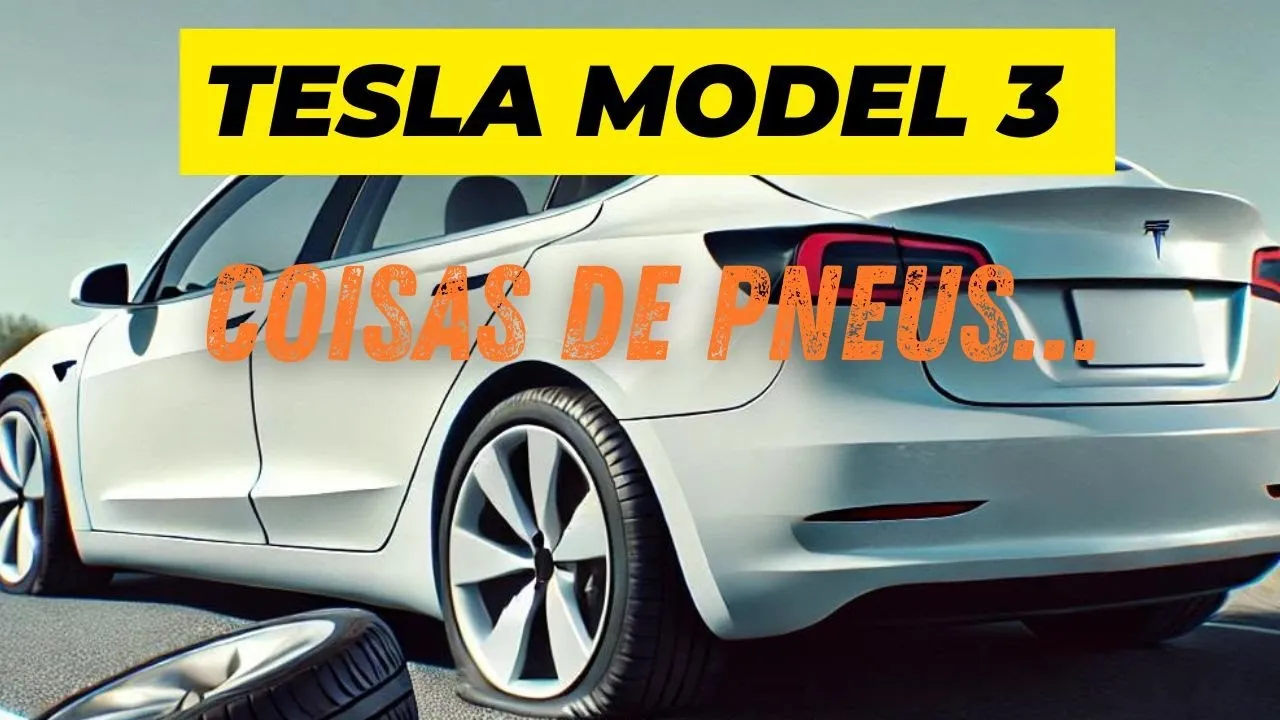 Miniatura do vídeo: Pneus do Model 3 aos 10 000 km: furo que quase custou 400€