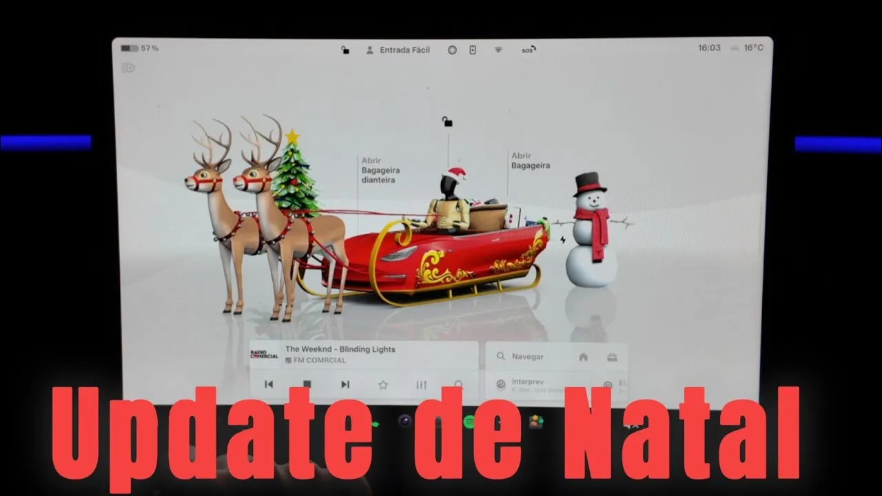 Miniatura do vídeo: Tesla 2025.44.25: o update de Natal explicado