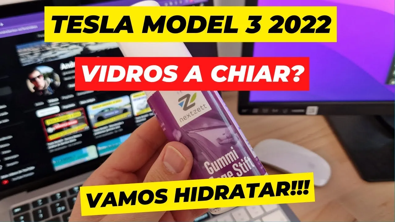 Miniatura do vídeo: Borrachas das portas do Tesla Model 3: como hidratar e eliminar chiados