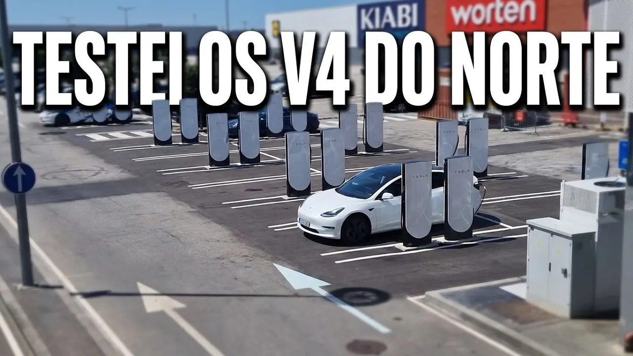 Miniatura do vídeo: 608 km de Tesla no Norte: SuperChargers V4, A4 e os custos reais