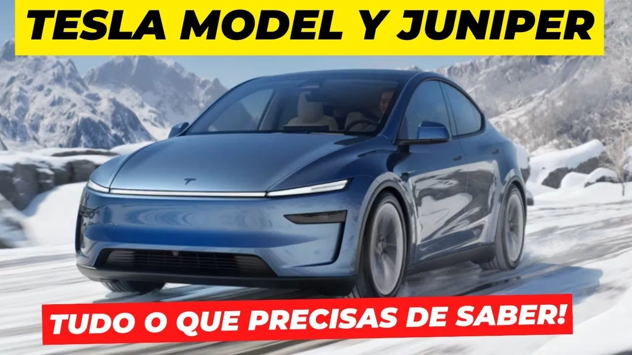Miniatura do vídeo: Tesla Model Y Juniper: o que muda no novo Model Y