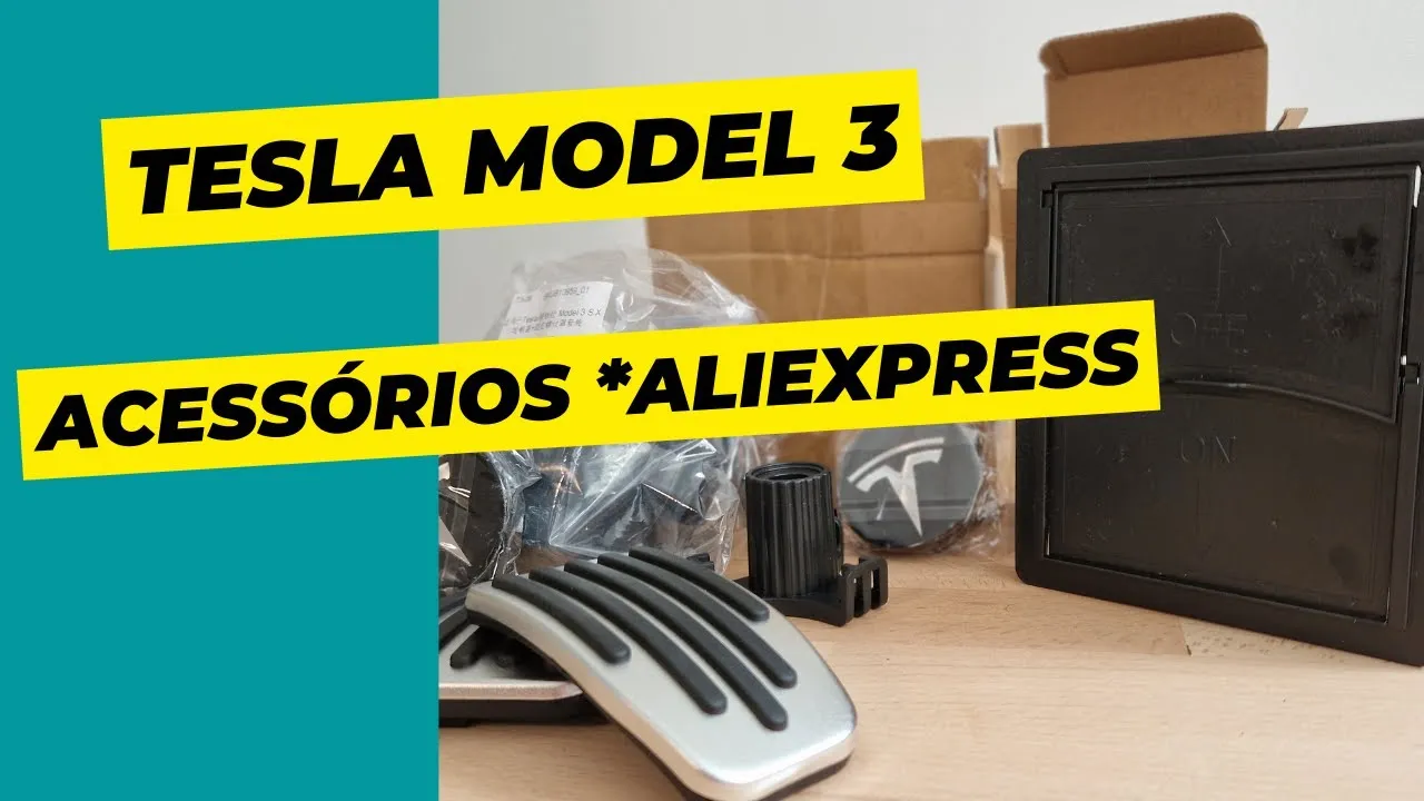 Miniatura do vídeo: Acessórios para Tesla Model 3 do AliExpress: valem a pena?